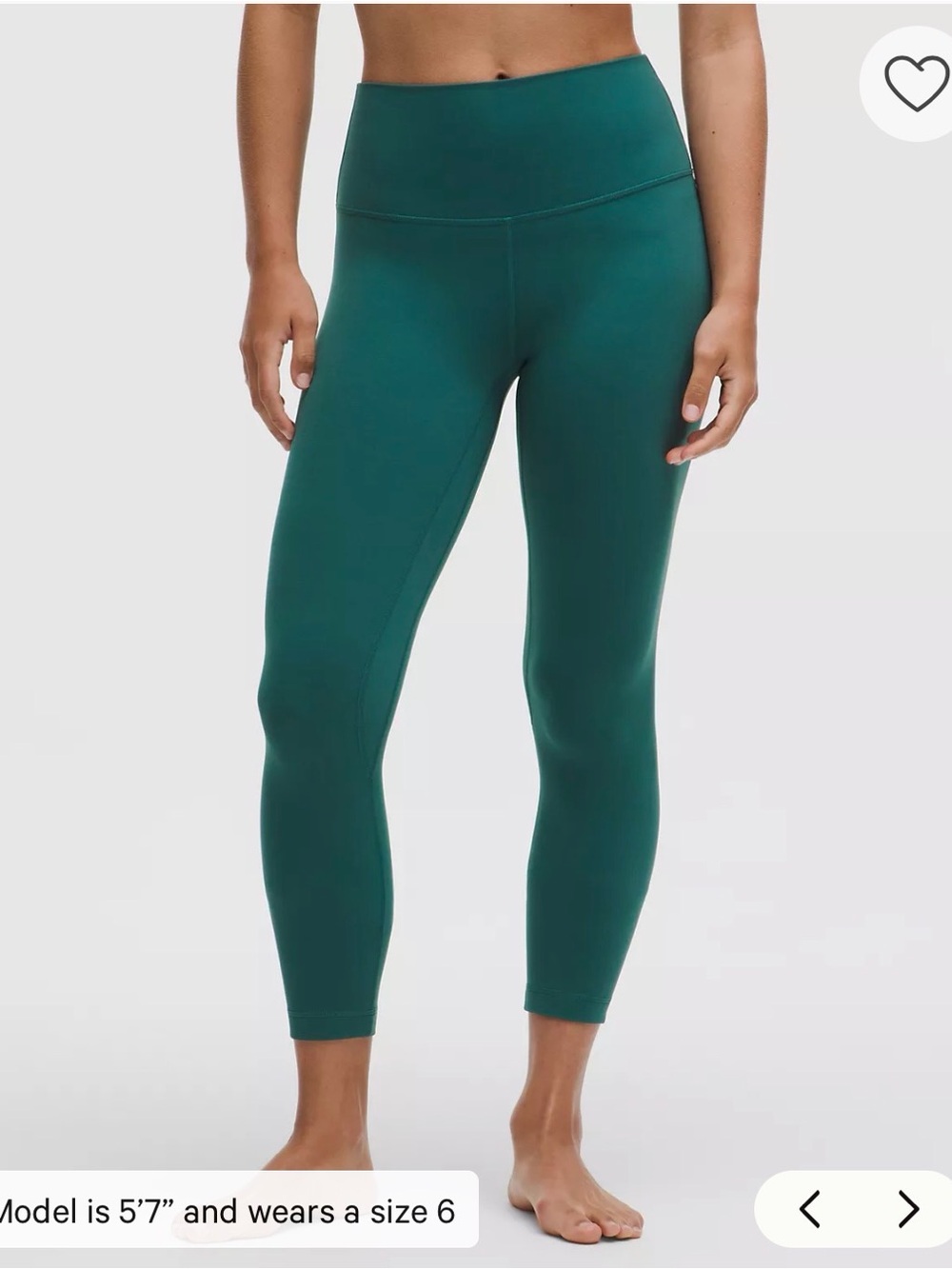 NWT Lululemon Align High Rise Leggings 25” - Deep Marina Size 6 - Picture 1 of 10